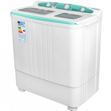 Стиральная машина полуавтомат вертикальная LIBERTON LWM 63 POMP 6,5кг двухбаковая таймер стирки отжима переключатель слива воды Белая