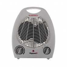 Тепловентилятор обогреватель спиральный электрический VILGRAND VF2012  2000 Вт дуйка20м 3 режима автоотключение защита от перегрева при падении с терморегулятором переносной