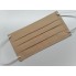 Защитная маска многоразовая EcoStayle_G  9,2*18 см хлопковая двухслойная бежевая