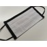 Защитная маска многоразовая EcoStayle_G 9,2*18 см хлопковая двухслойная черная