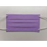 Защитная маска многоразовая EcoStayle_G 9,2*18 см хлопковая двухслойная фиолетовая