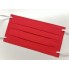 Защитная маска многоразовая EcoStayle_G  9.2*18 см хлопковая двухслойная красная