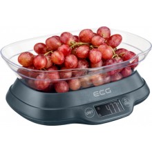 Весы кухонные электронные с чашей настольные ECG KV 1120 SM до 5 кг тензодатчик функция Тара