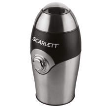 Кофемолка электрическая на 2 чашки Scarlett  SL-1545 150Вт на 70 гр импульсный автоблокировка черная 