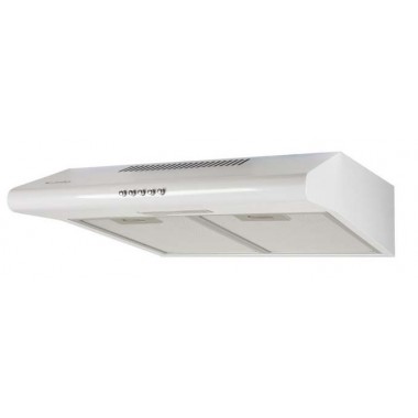 Вытяжка кухонная плоская VENTOLUX PARMA 60 WH 60 см пристенная 400 куб. м/ч кухня 6-8 кв угольные фильтры отвод белая